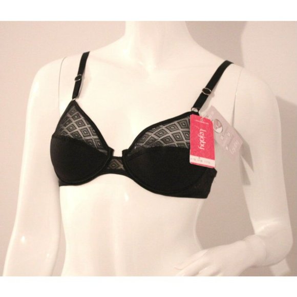 LEJABY Underwire BRA Spacer 3D Zire SOFTNESS Breathable #10633 SMOKEY Quartz 32B - Picture 2 of 3
